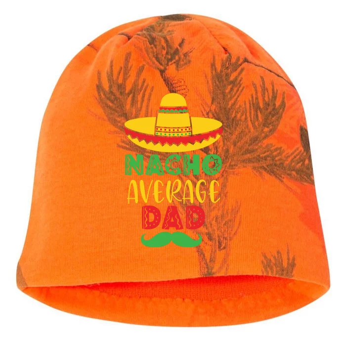 Nacho Average Dad Mexican Daddy Cinco de Mayo Father Fiesta Kati - Camo Knit Beanie