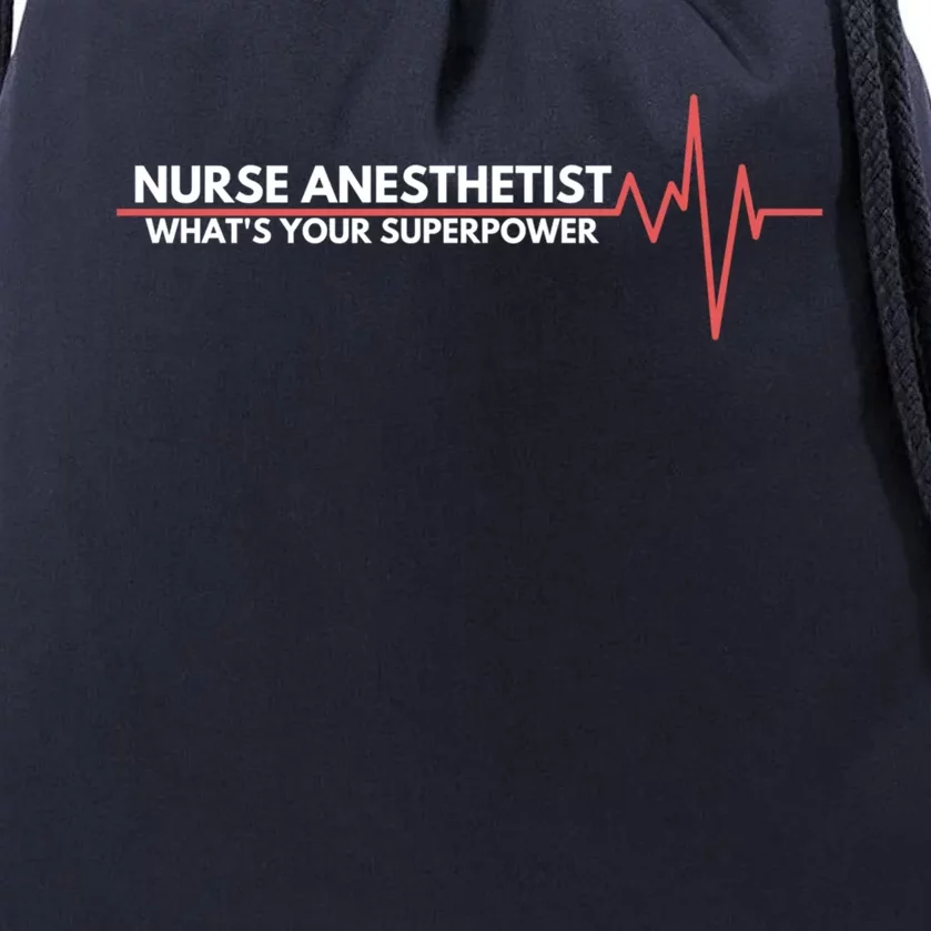 Nurse Appreciation Day Crna Anesthesia Nurse Students Gift Drawstring Bag