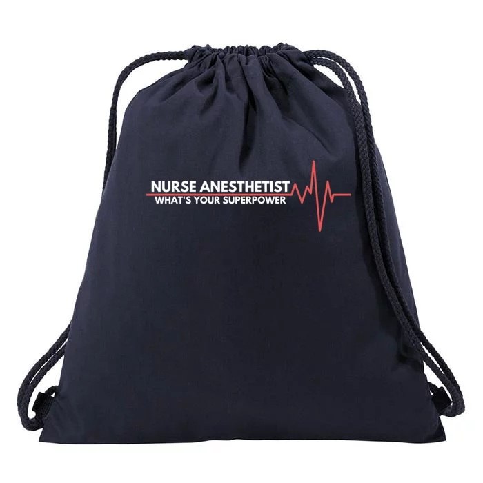 Nurse Appreciation Day Crna Anesthesia Nurse Students Gift Drawstring Bag