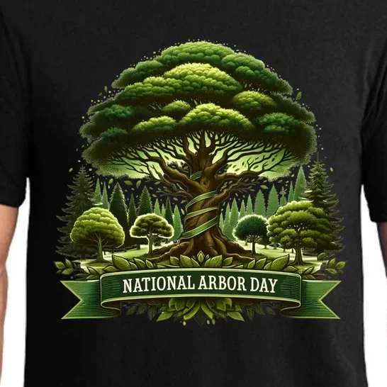 National Arbor Day Tree Care Happy Arbor Day Funny Gift Pajama Set