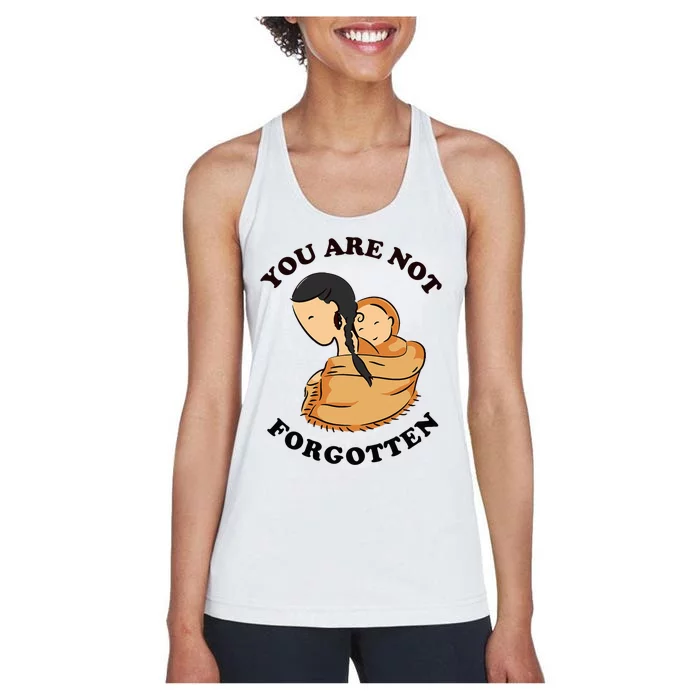 Native American Day Indian Pride Indigenous Native Day Women's Racerback Tank