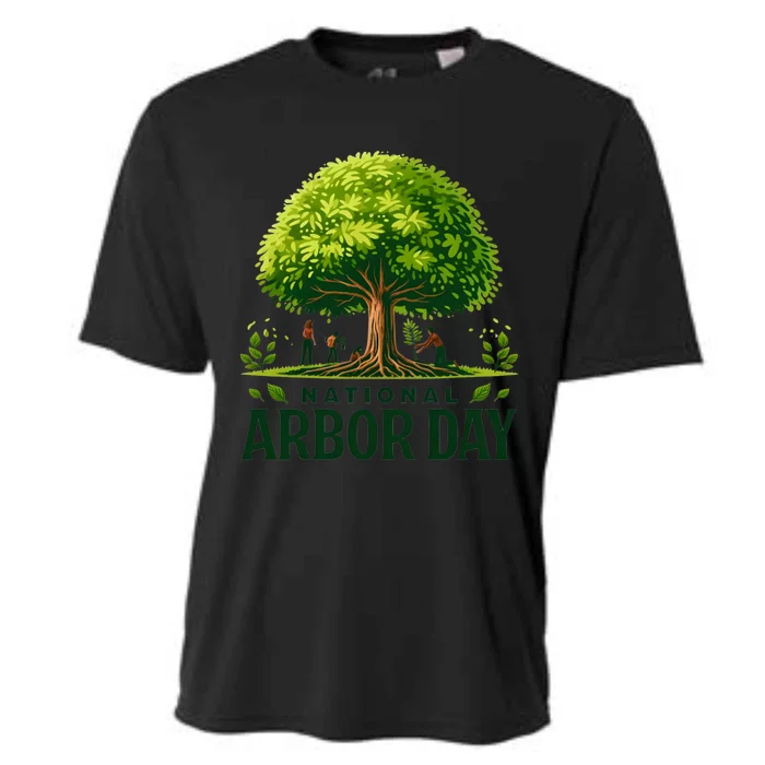 National Arbor Day Tree Care Happy Arbor Day Funny Gift Cooling Performance Crew T-Shirt