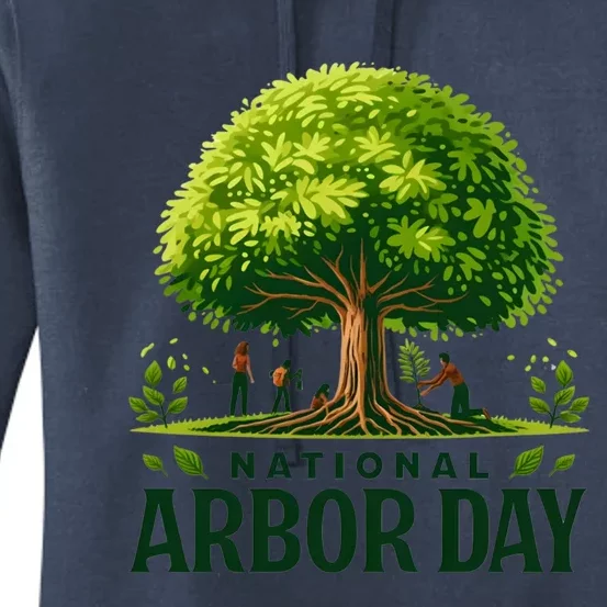 National Arbor Day Tree Care Happy Arbor Day Funny Gift Women's Pullover Hoodie