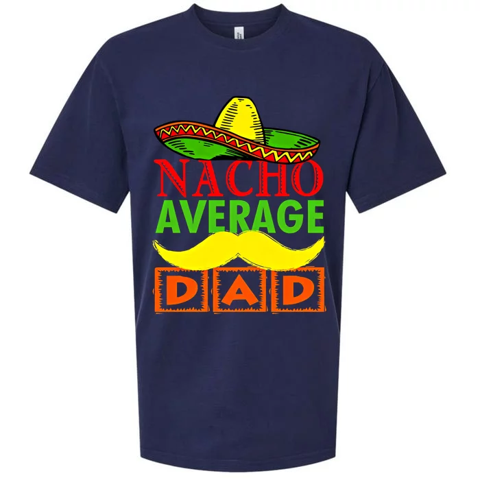 Nacho Average Dad Hispanic Dad Dad Let's Fiesta Dad Mexican Sueded Cloud Jersey T-Shirt