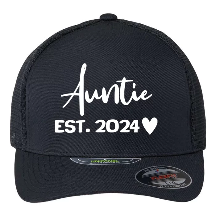 New Auntie Est. 2024 Flexfit Unipanel Trucker Cap