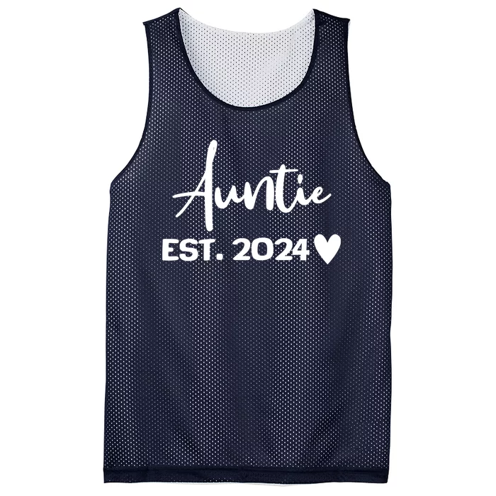 New Auntie Est. 2024 Mesh Reversible Basketball Jersey Tank