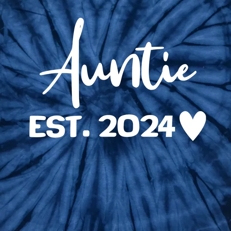 New Auntie Est. 2024 Tie-Dye T-Shirt