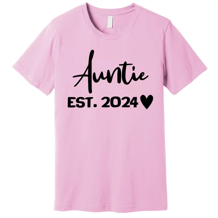 New Auntie Est. 2024 Premium T-Shirt