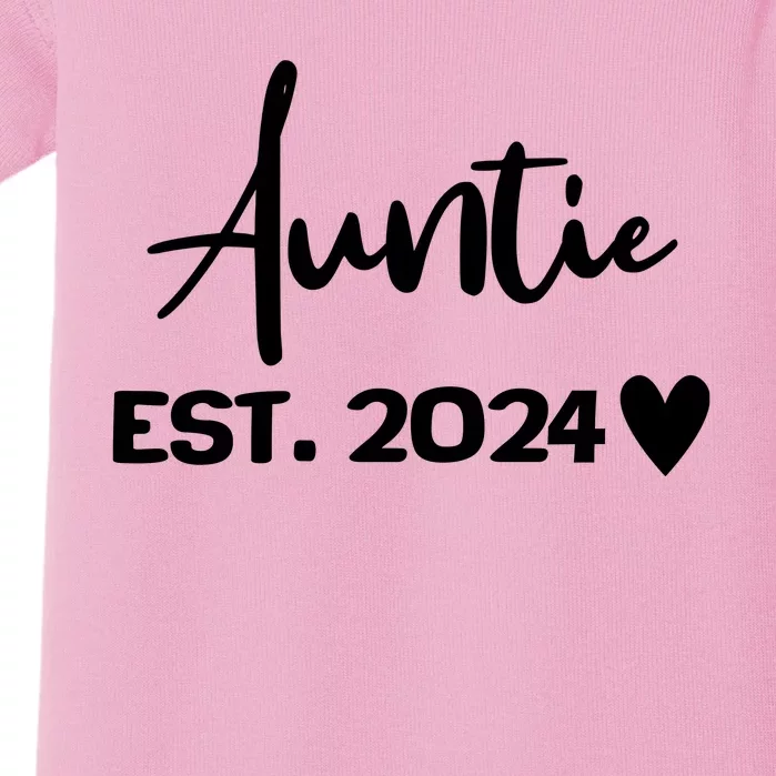 New Auntie Est. 2024 Baby Bodysuit