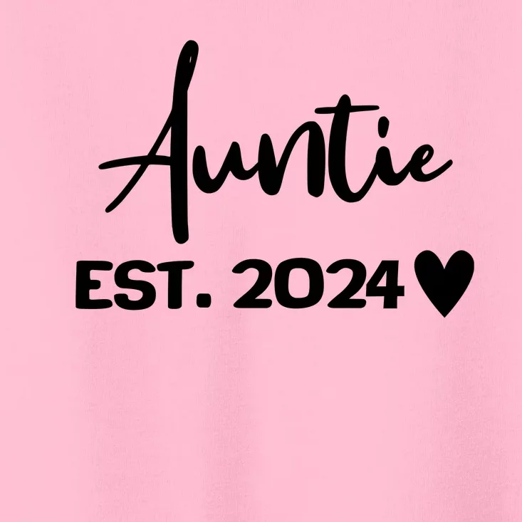 New Auntie Est. 2024 Toddler T-Shirt