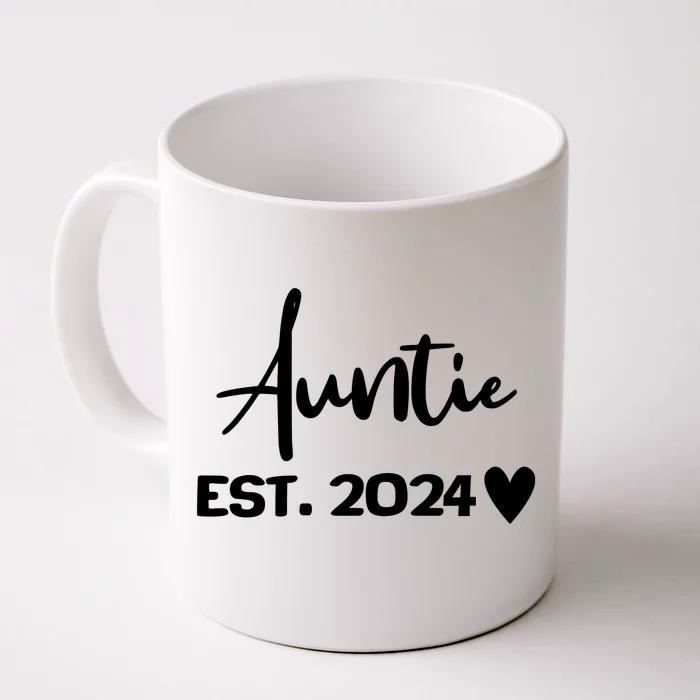 New Auntie Est. 2024 Front & Back Coffee Mug