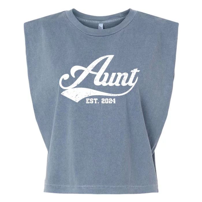 New Aunt Est 2024 Sporty Family Garment-Dyed Women's Muscle Tee