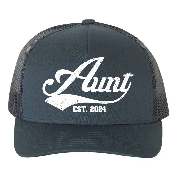 New Aunt Est 2024 Sporty Family Yupoong Adult 5-Panel Trucker Hat