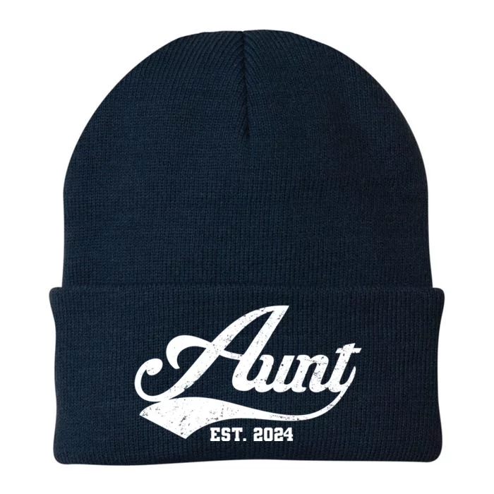 New Aunt Est 2024 Sporty Family Knit Cap Winter Beanie