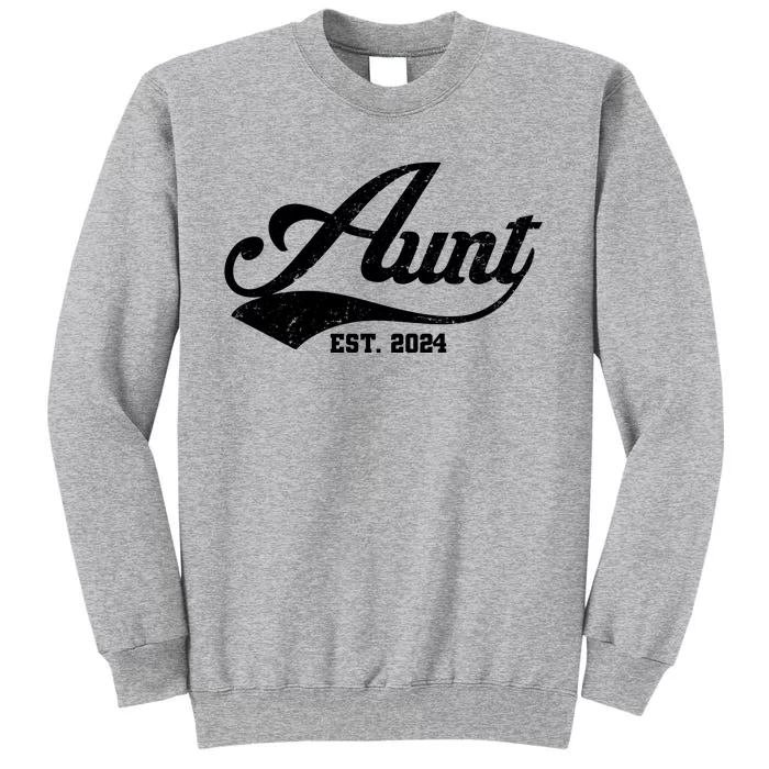 New Aunt Est 2024 Sporty Family Tall Sweatshirt