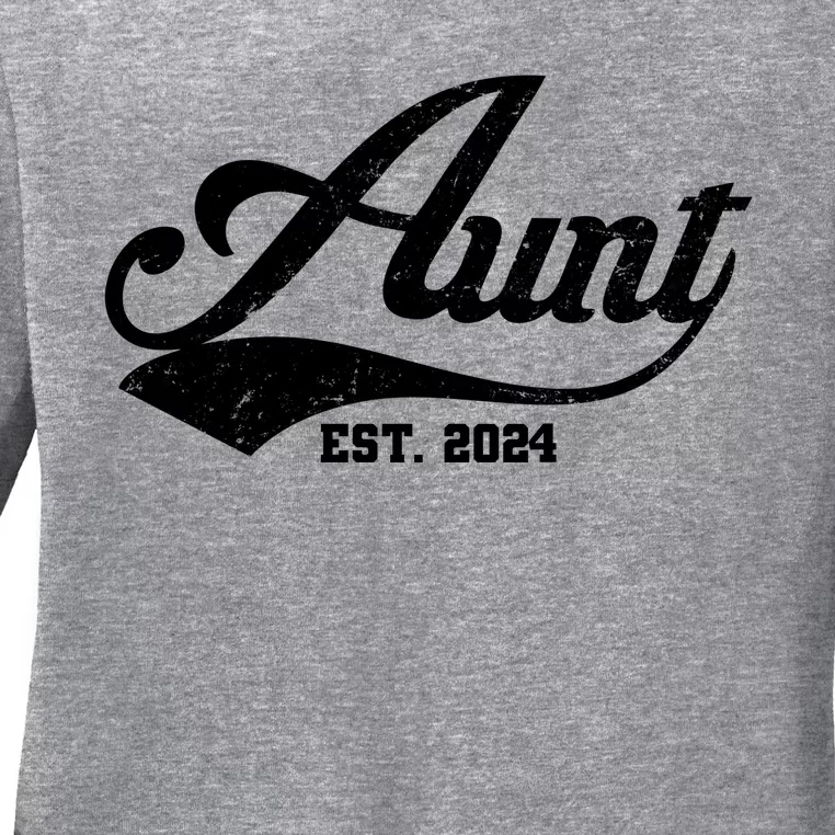 New Aunt Est 2024 Sporty Family Ladies Long Sleeve Shirt