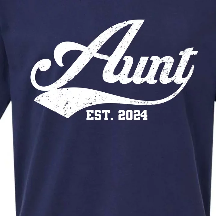 New Aunt Est 2024 Sporty Family Sueded Cloud Jersey T-Shirt