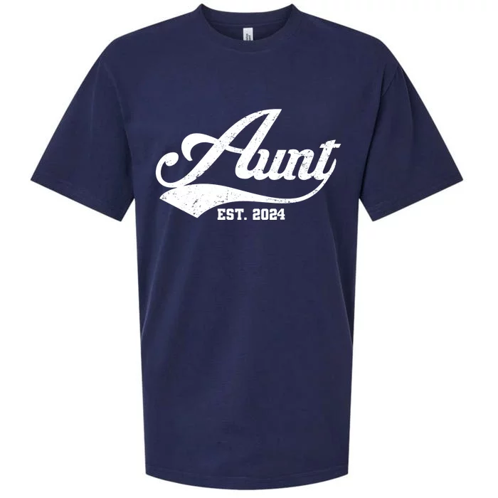 New Aunt Est 2024 Sporty Family Sueded Cloud Jersey T-Shirt