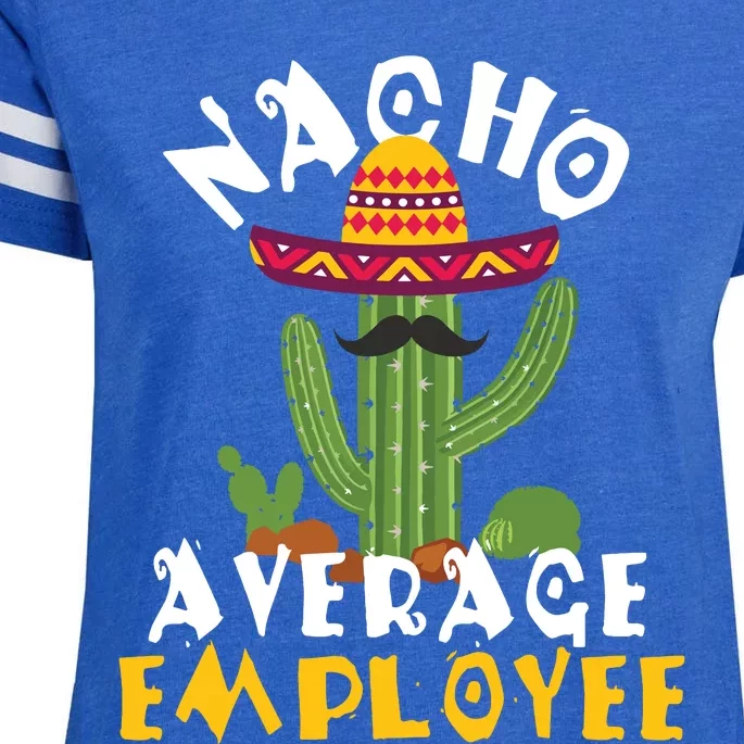 Nacho Average Employee Boss Staff Employee Appreciation Enza Ladies Jersey Football T-Shirt