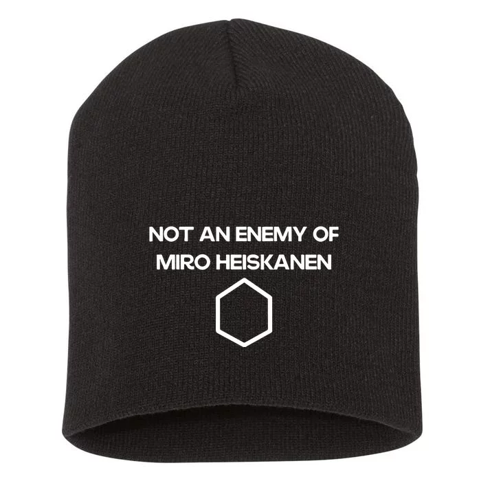 Not An Enemy Of Miro Heiskanen Short Acrylic Beanie