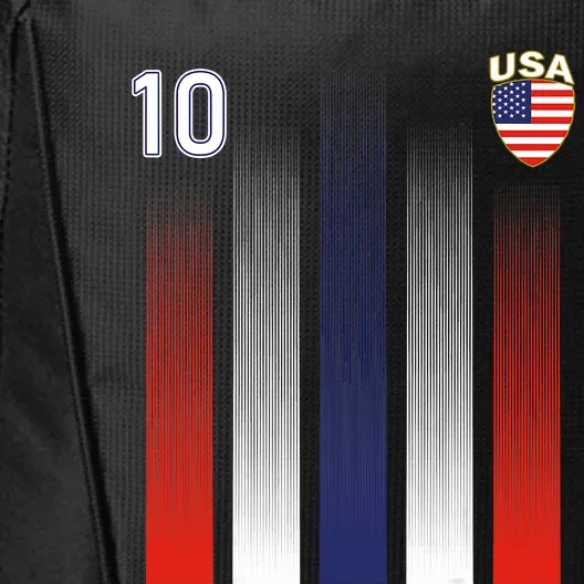 National America Flag American Soccer USA Jersey Fan 10 City Backpack