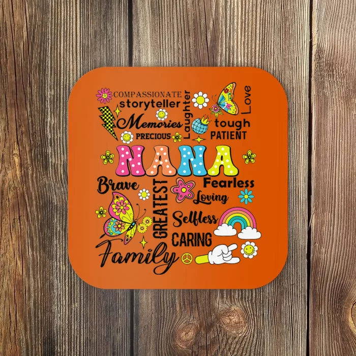 Nana Amazing Funny Grandma Life Idea For Grandparents Day Coaster