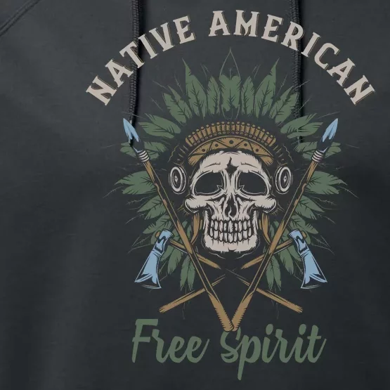 Native American Free Spirit Performance Fleece Hoodie