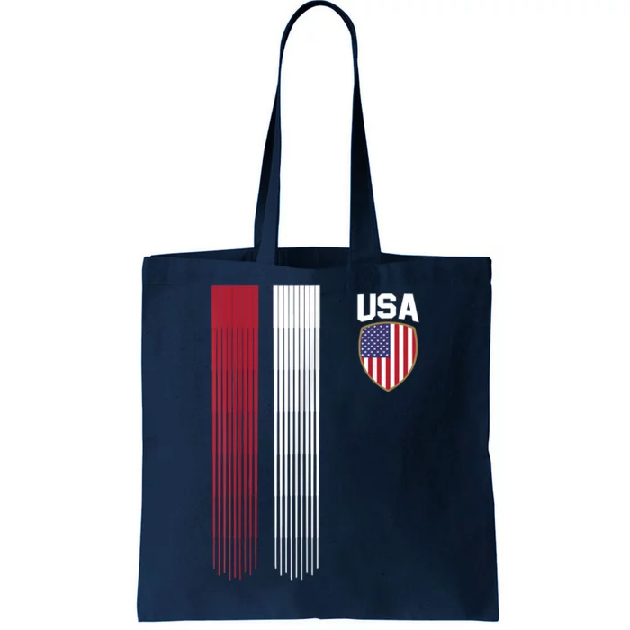 National America Flag USA American Football Fan Soccer Team Tote Bag