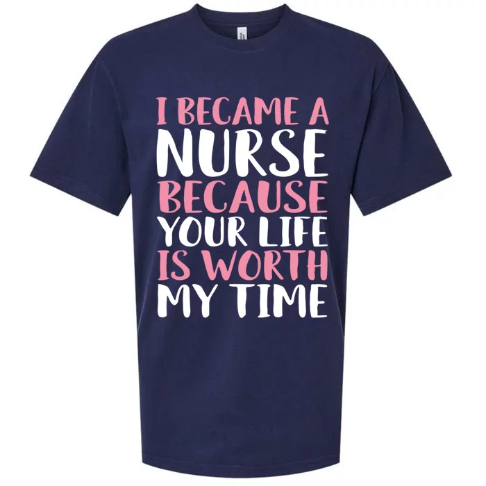 Nurse Accessories For Work Gift Sueded Cloud Jersey T-Shirt