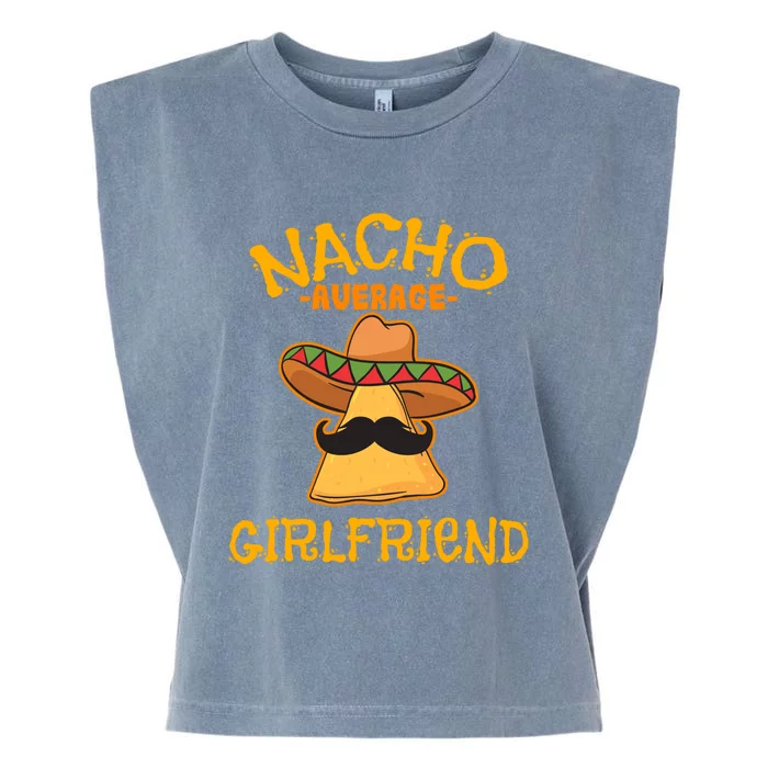 Nacho Average Friend Mexican Valentine's Day Couple Gift Garment-Dyed Women's Muscle Tee