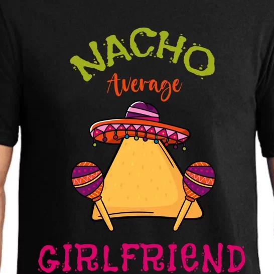 Nacho Average Friend Mexican Valentine's Day Couple Funny Gift Pajama Set