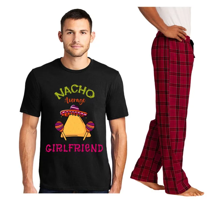 Nacho Average Friend Mexican Valentine's Day Couple Funny Gift Pajama Set