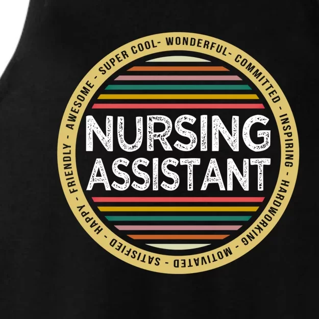 Nursing Assistangift Funny Profession Gift Ladies Tri-Blend Wicking Tank