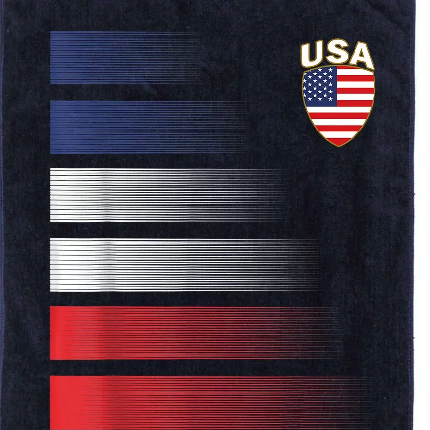 National America Flag American Soccer USA Jersey Fan Team Platinum Collection Golf Towel