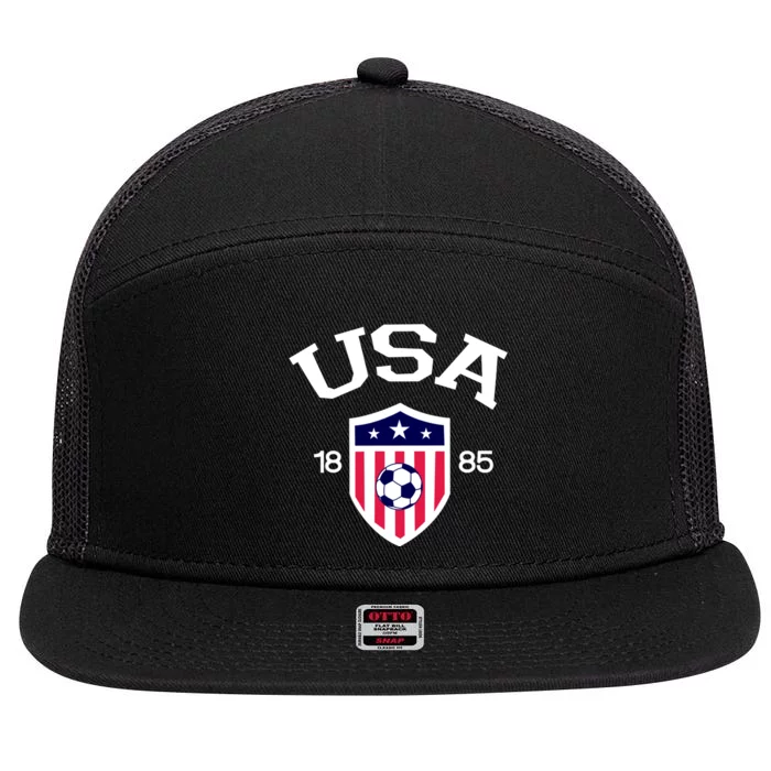 National America Flag American Soccer USA Jersey Fan Team 7 Panel Mesh Trucker Snapback Hat