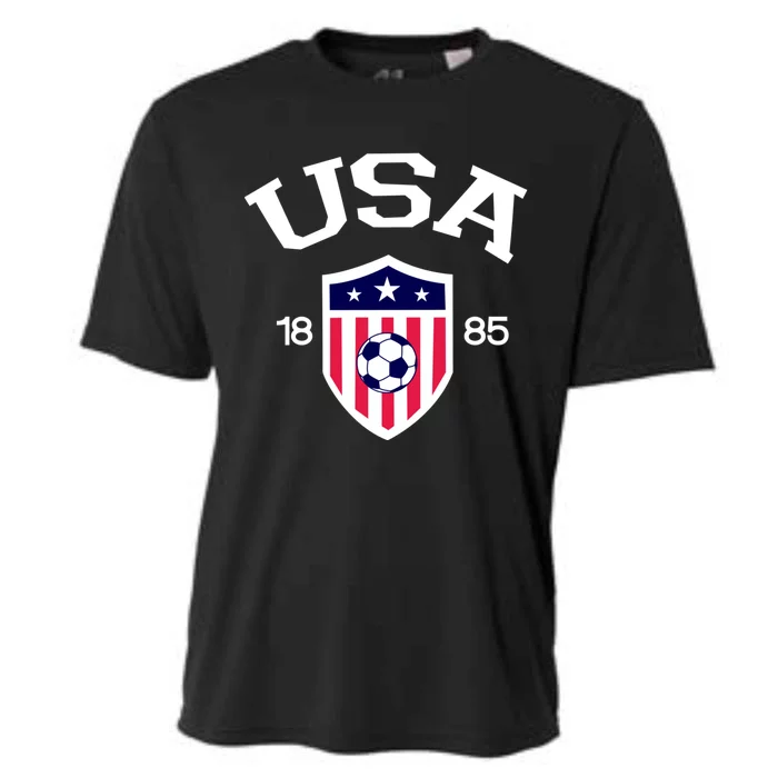 National America Flag American Soccer USA Jersey Fan Team Cooling Performance Crew T-Shirt