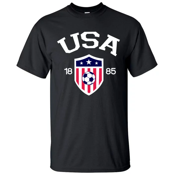 National America Flag American Soccer USA Jersey Fan Team Tall T-Shirt