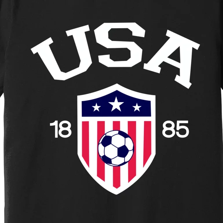 National America Flag American Soccer USA Jersey Fan Team Premium T-Shirt