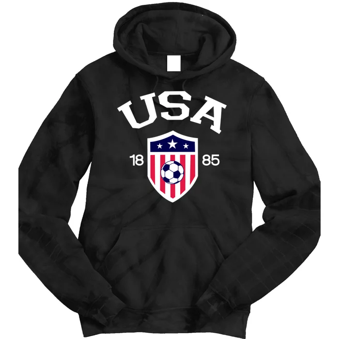 National America Flag American Soccer USA Jersey Fan Team Tie Dye Hoodie