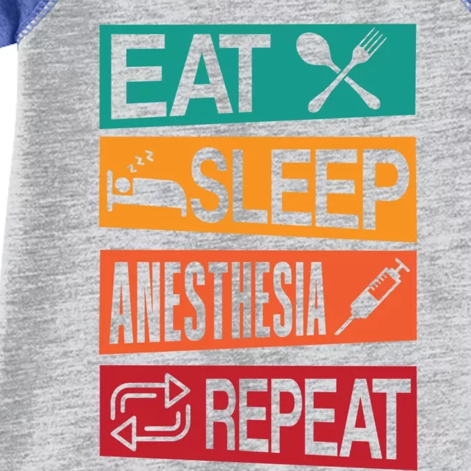 Nurse Anesthetisfunny Gift Eat Sleep Anesthesia Nurse Crna Gift Infant Baby Jersey Bodysuit