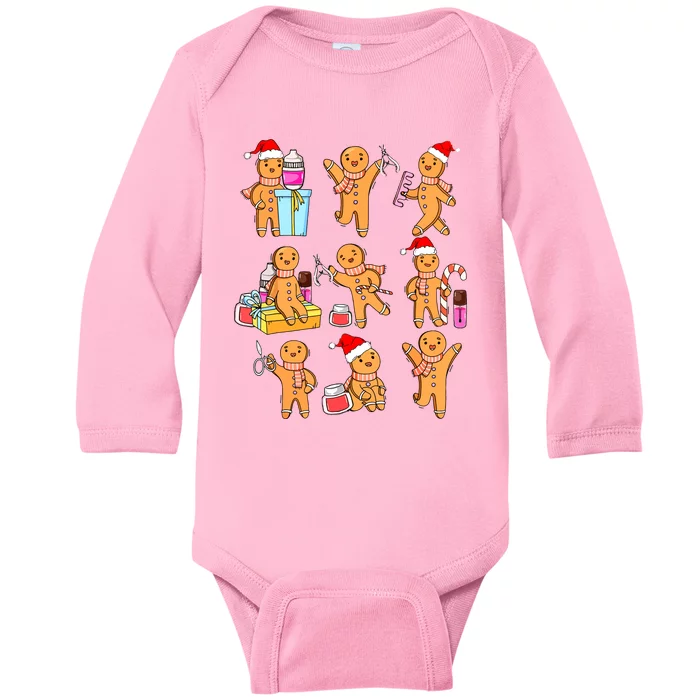 Nail Art Gift Baby Long Sleeve Bodysuit