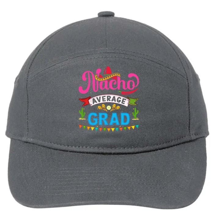 Nacho Average Grad Cinco De Mayo 7-Panel Snapback Hat