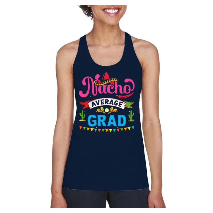 Nacho Average Grad Cinco De Mayo Women's Racerback Tank