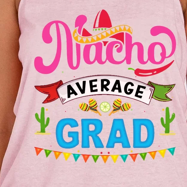 Nacho Average Grad Cinco De Mayo Women's Knotted Racerback Tank