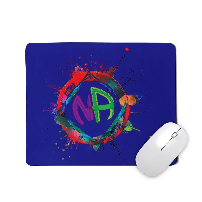 Narcotics Anonymous Gift Sobriety Funny Gift Logo Aa Na Cool Gift Mousepad