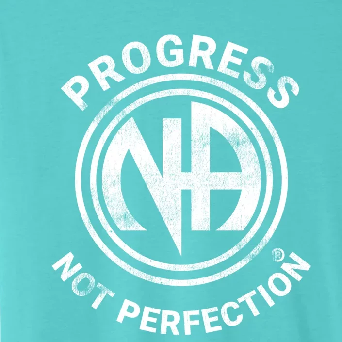 Narcotics Anonymous Gift Progress Not Perfection Aa Na Gift ChromaSoft Performance T-Shirt