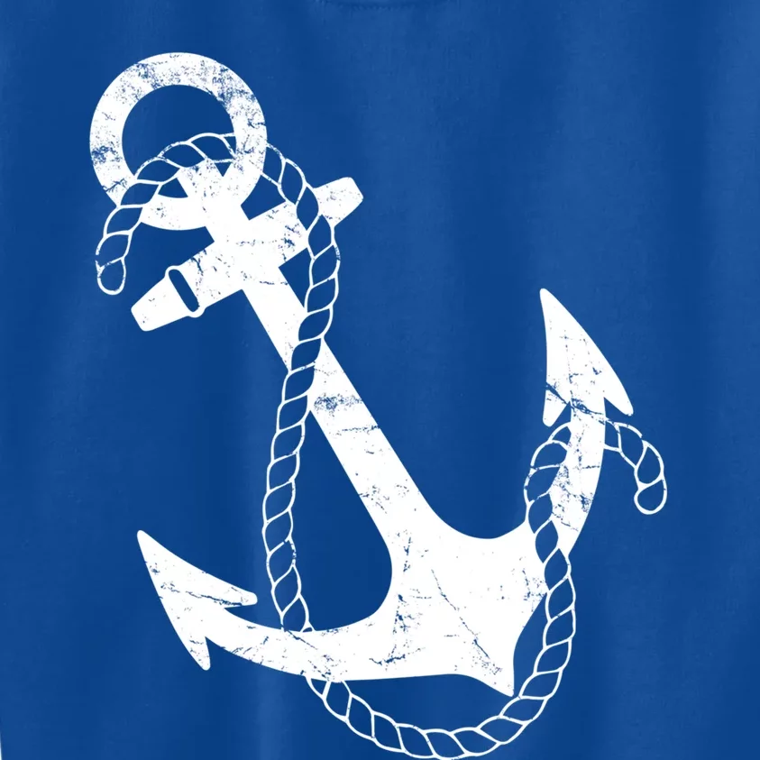 Nautical Anchor Gift Kids Sweatshirt