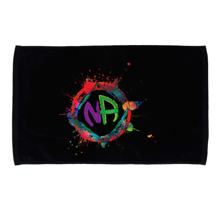 Narcotics Anonymous Gift Sobriety Funny Gift Logo Aa Na Cool Gift Microfiber Hand Towel