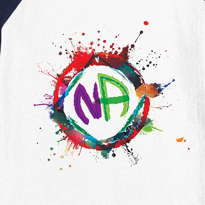 Narcotics Anonymous Gift Sobriety Funny Gift Logo Aa Na Cool Gift Baseball Sleeve Shirt