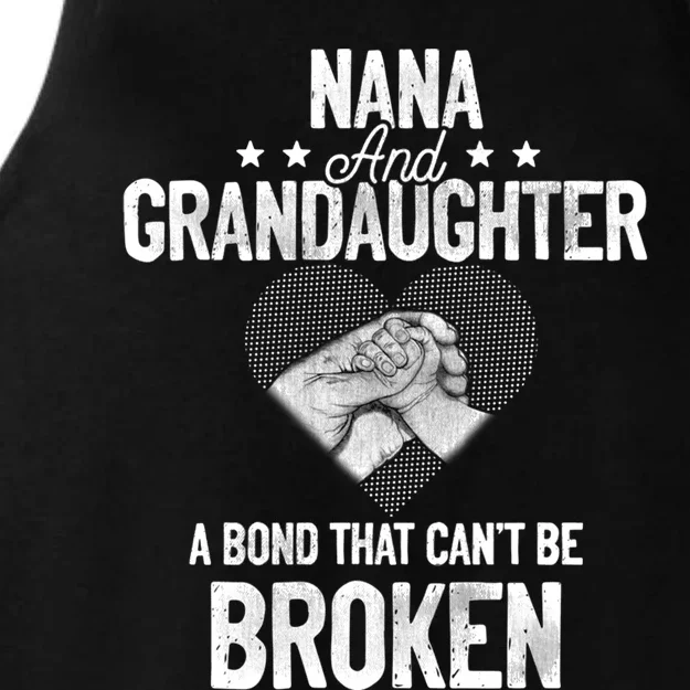 Nana And Granddaughter A Bond That Can't Be Broken Gift Ladies Tri-Blend Wicking Tank